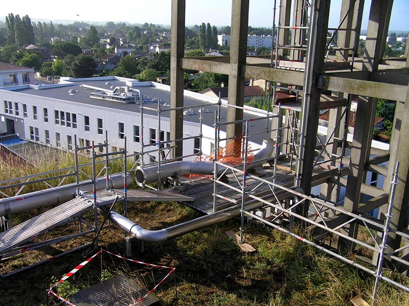 Tuyauterie d'alimentation réservoir d'eau potable